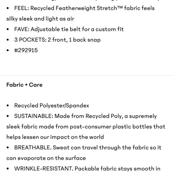 Athleta Skyline II Pant – Burgundy Size 8 | Stretch Performance Fabric - Picture 9 of 9